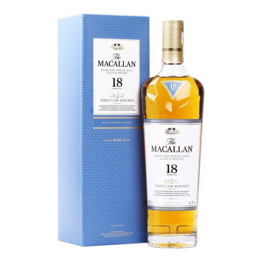 The MACALLAN  18 YEARS OLD TRIPLE CASK MATURED 2018 70CL