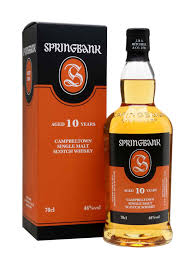 Springbank 10 year old Scotland, Campbeltown Single Malt Scotch Whisky 70cl