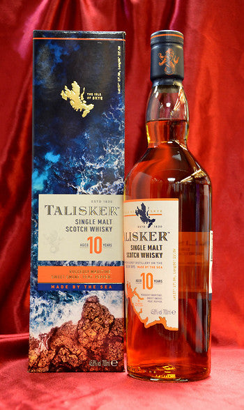 Talisker 10 Year Old Single Malt Scotch Whisky, 70cl