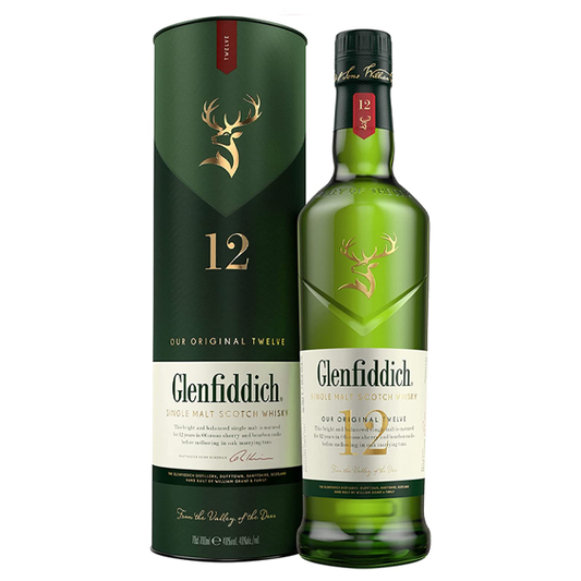 Glenfiddich 12 Year Old Single Malt Scotch Whisky 70cl